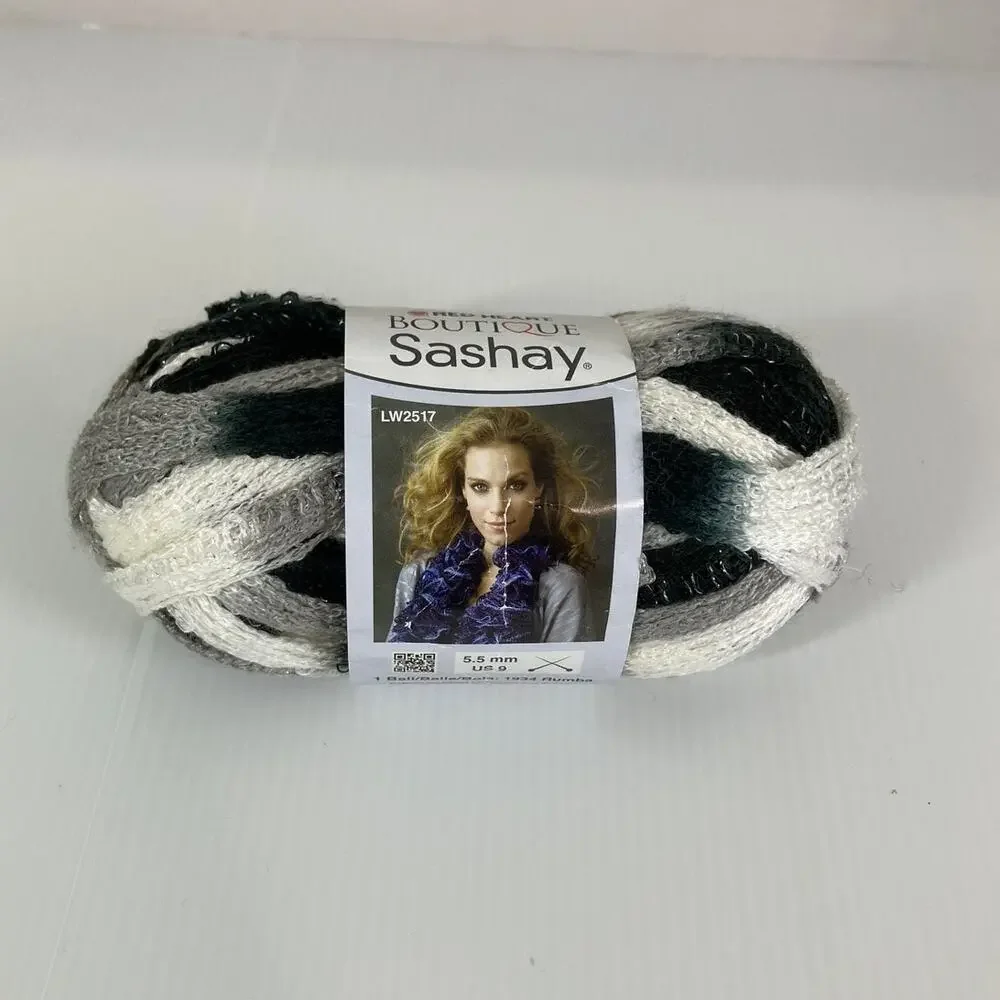 NWT Red Heart Multicolor Hip Hop Boutique Sashay Yarn